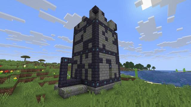 The tower and its broken portal frame