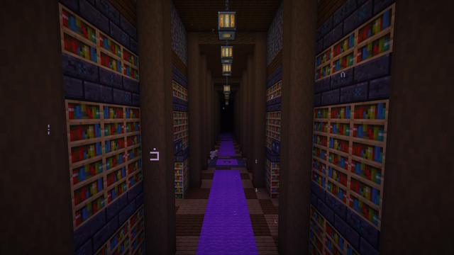 A street of the Arcane Library